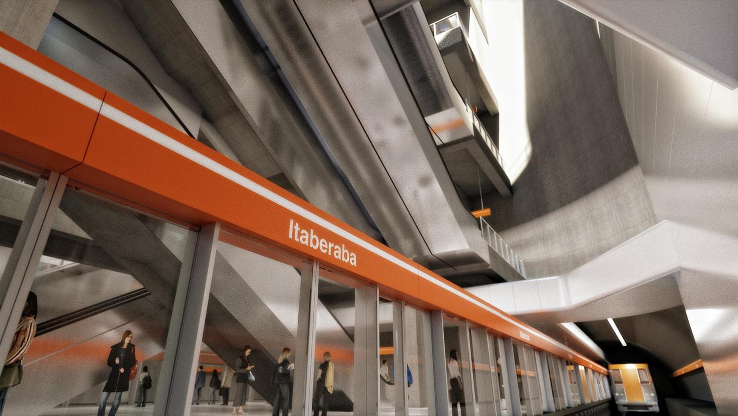 圣保罗地铁 6 号线 Itaberaba 站 | 节能环保,自然光贯穿-6