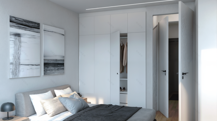 现代住宅建筑的样板公寓-11