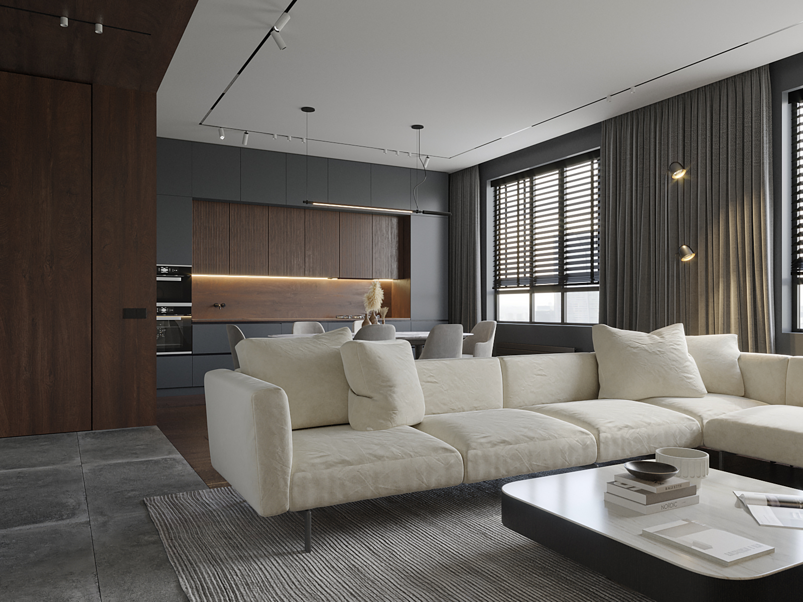 客厅和厨房设计-11