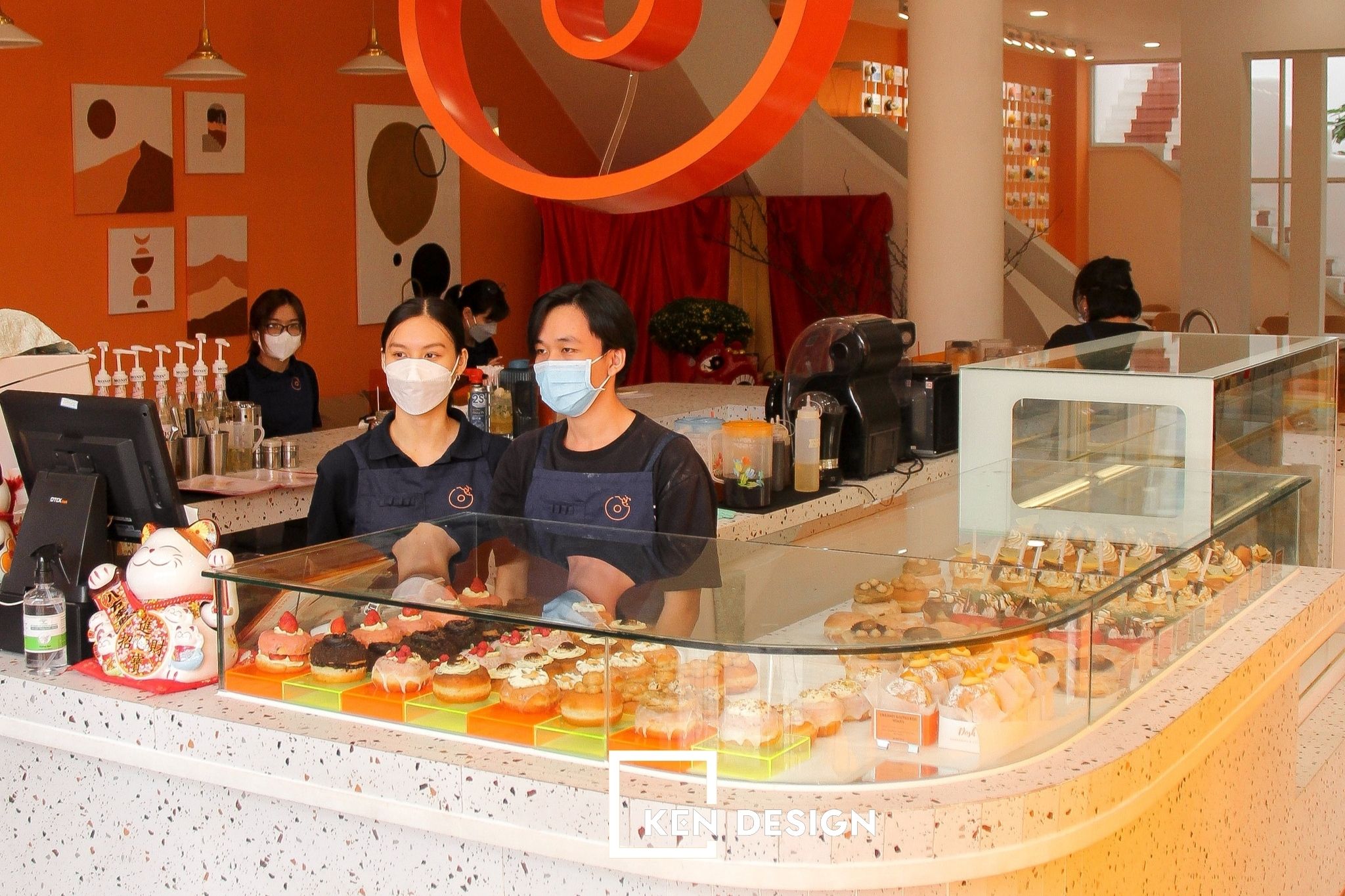 Dosh Doughtnut & Coffee设计丨越南胡志明市-40