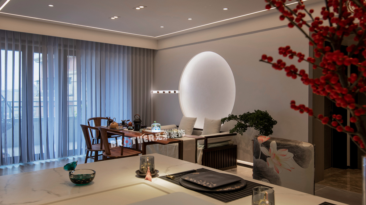 约克郡上林洋房跃层现代禅意风格设计-15