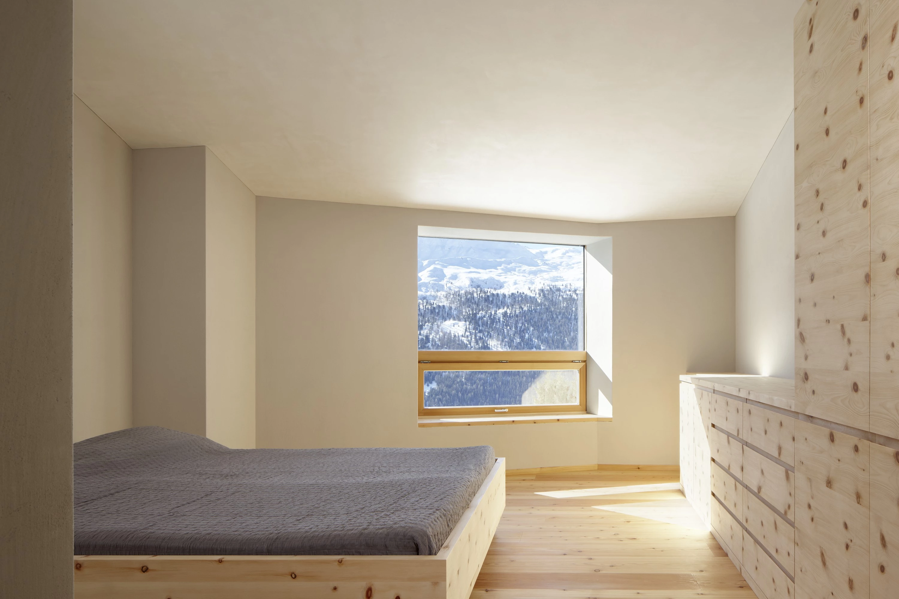 瑞士 Val Monastero 山间混凝土住宅,融入自然景观-16