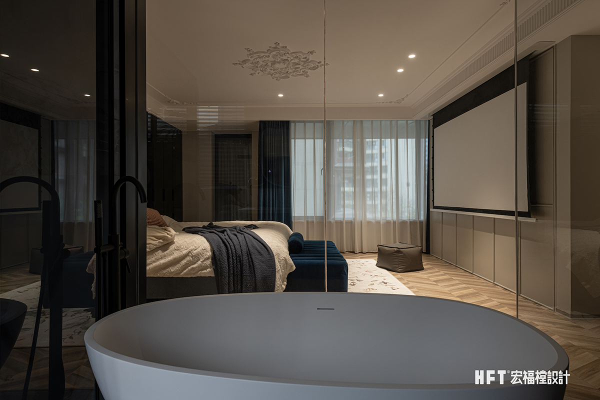 法式混搭住宅设计丨中国成都丨成都宏福樘设计-59