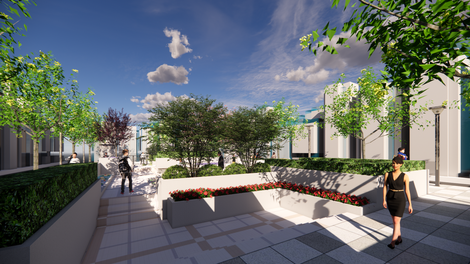 高与低的碰撞——广场公园-7