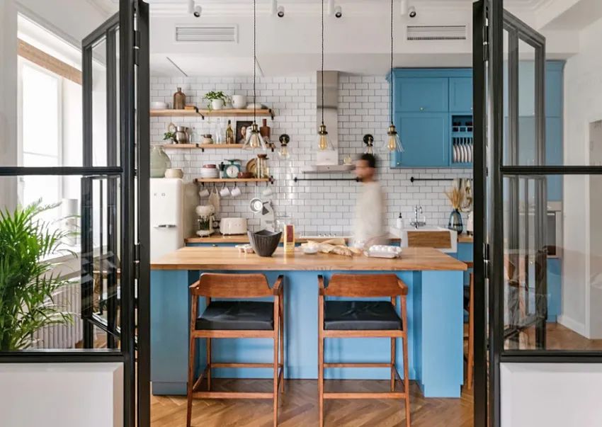 110㎡世中期现代主义人字地板住宅-16