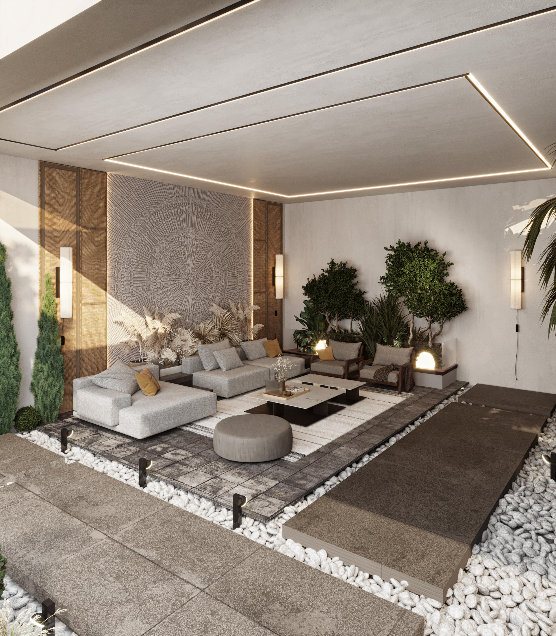 GARDIN IN PRIVATE VILLA-8