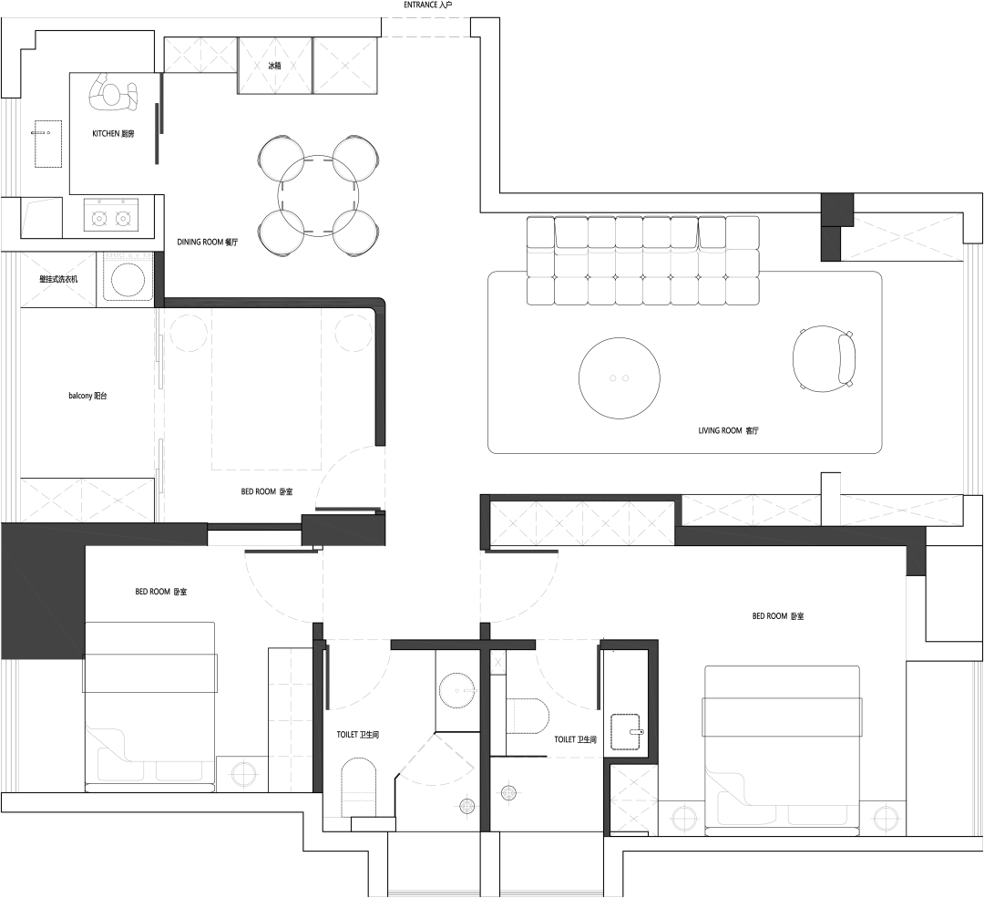 oy 住宅丨中国南昌丨民舍制作空间设计-11