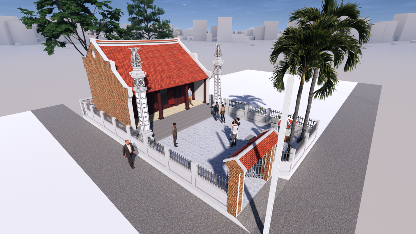 免费的SketchUp教堂外观模型-1