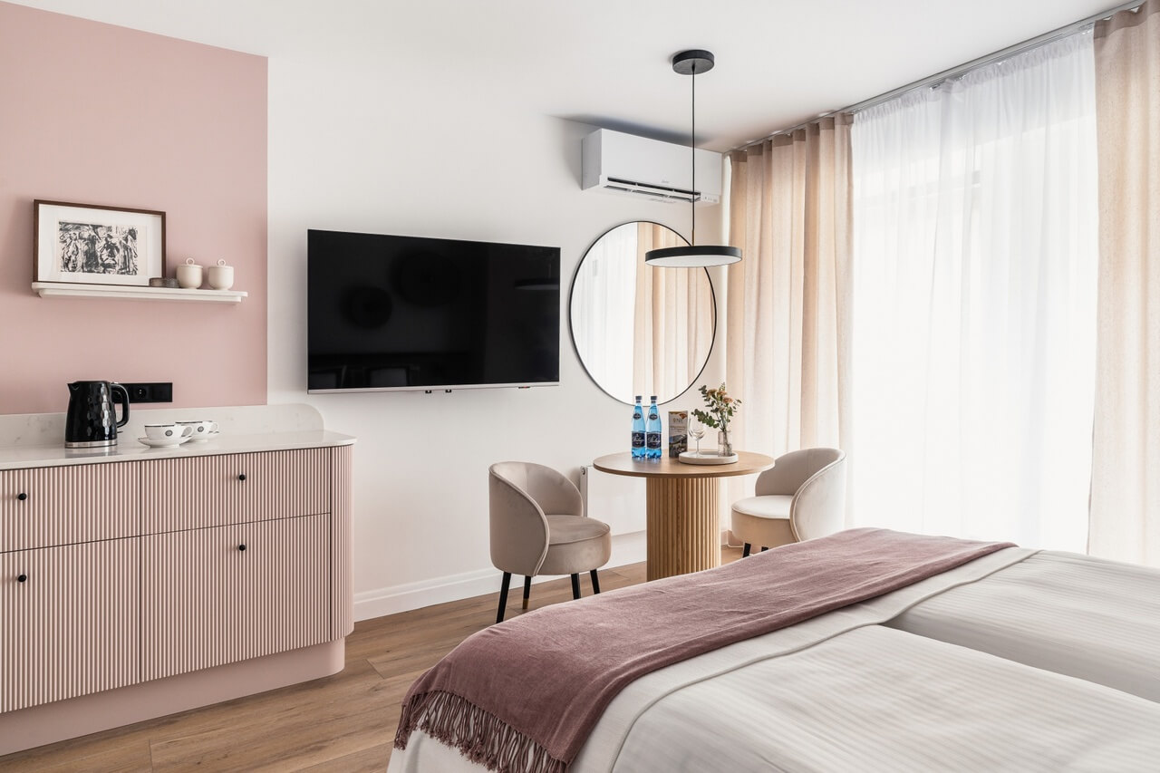 米色与蓝色调的86平公寓设计丨波兰弗罗茨瓦夫丨Projekty Wnętrz Kozak-56