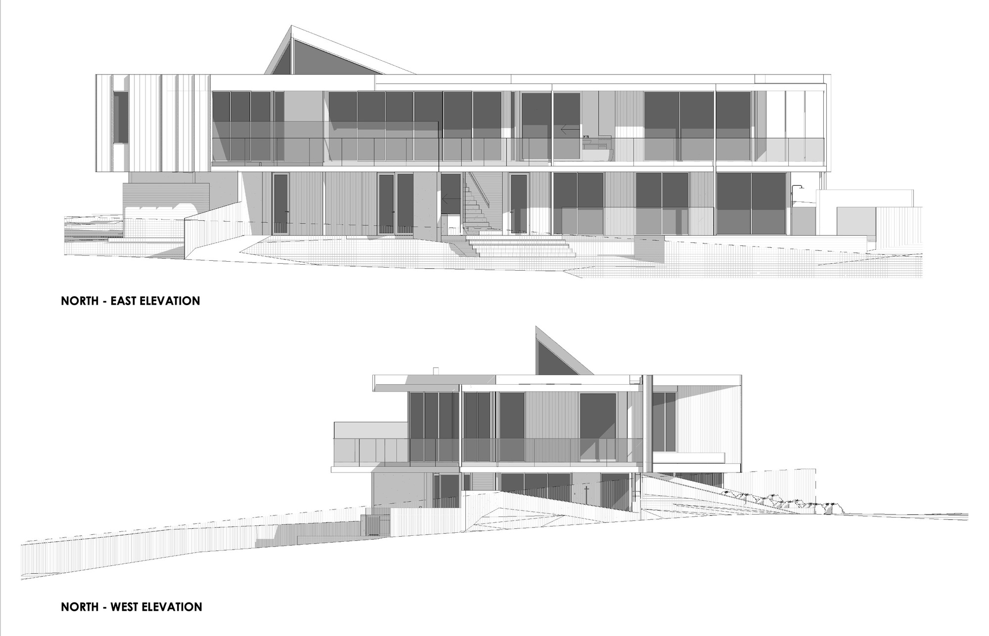 Three Angle House / Megowan Architectural-87