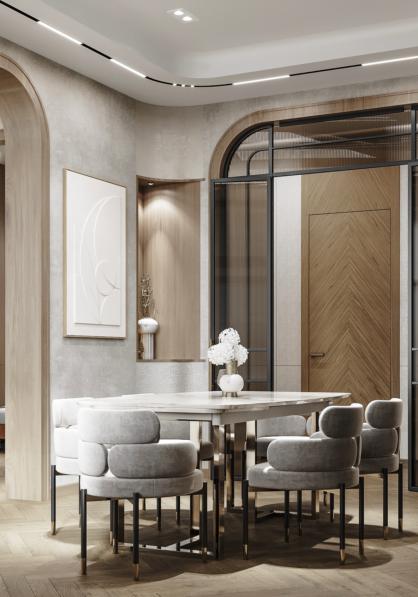 Гостиная + столовая зона-7