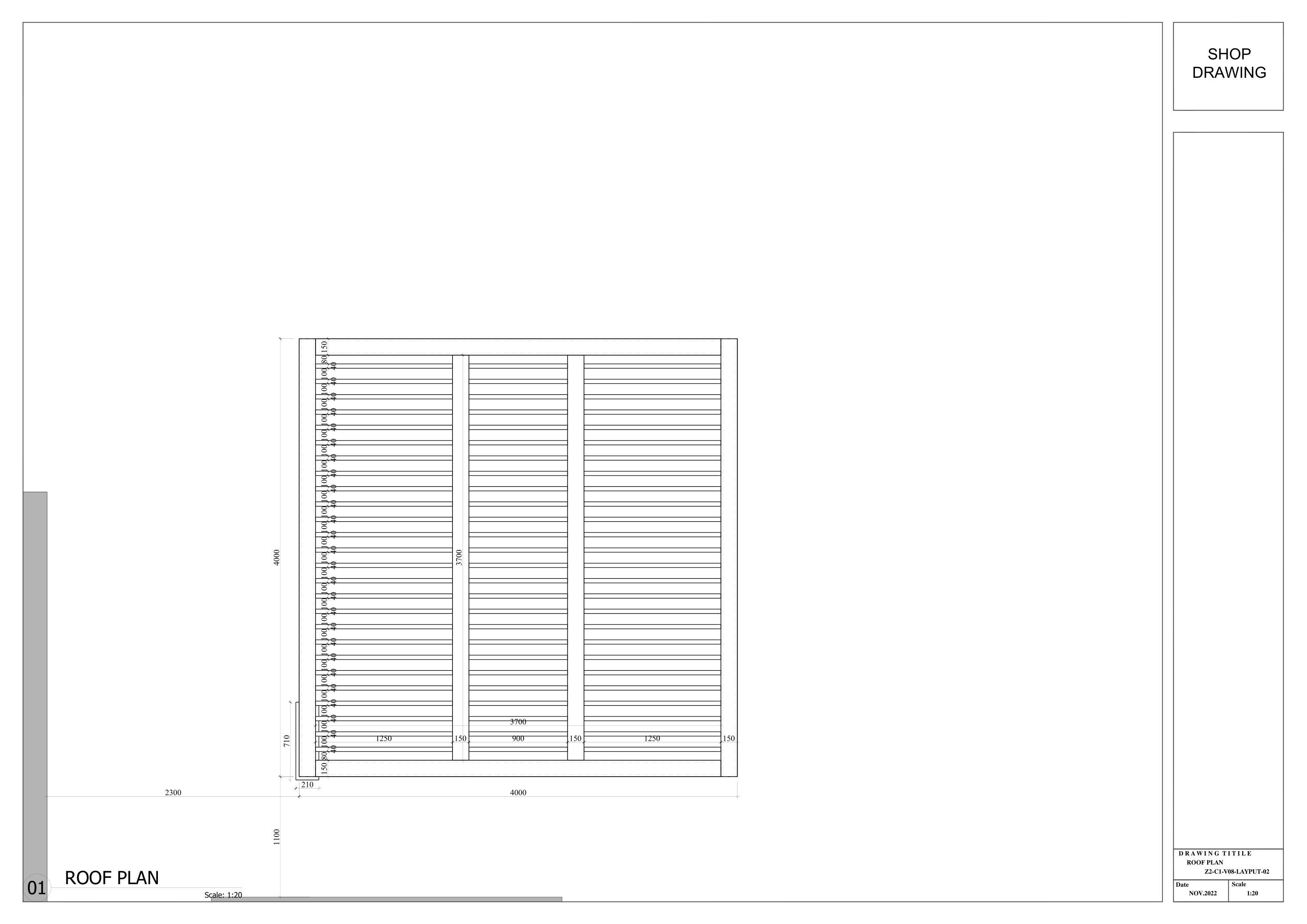 Villa Landscape in Lebanon- Shop Drawing-1