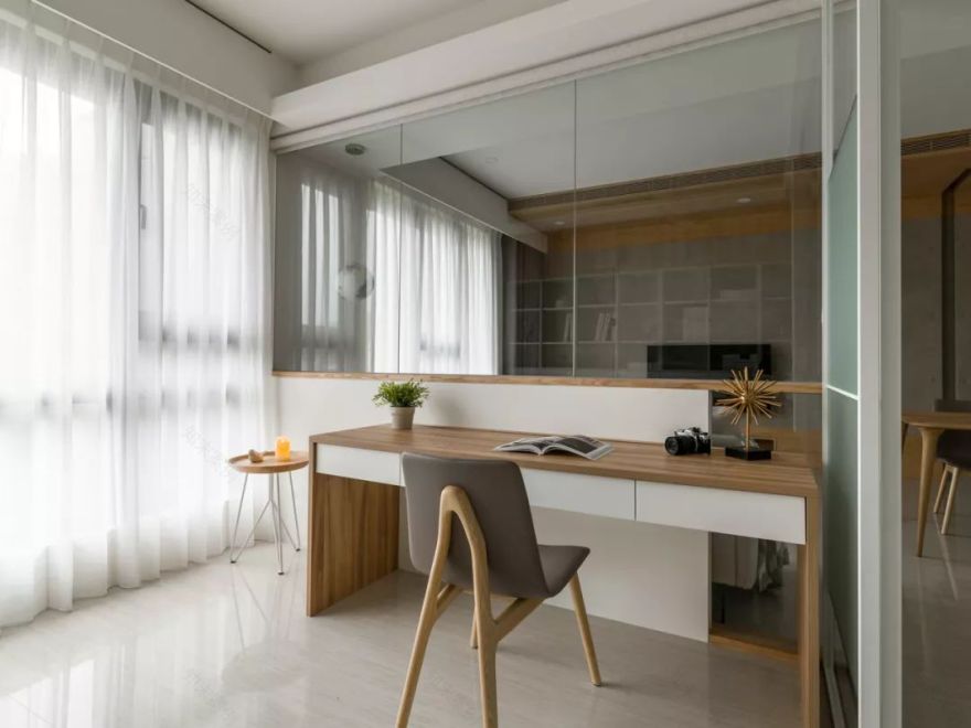 76 平米现代极简二居室设计-16