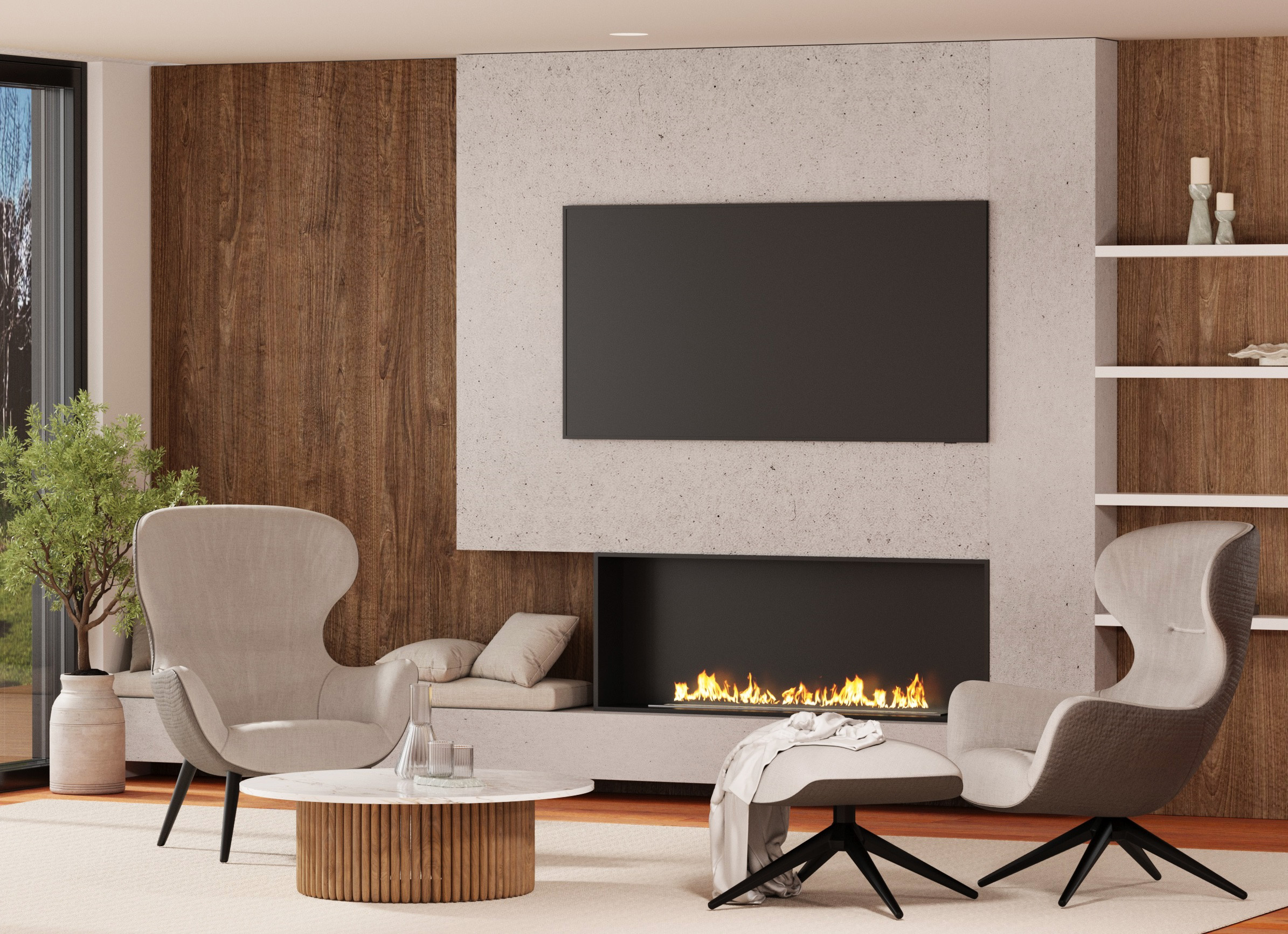 Contemporary Living Room Interior Design-5