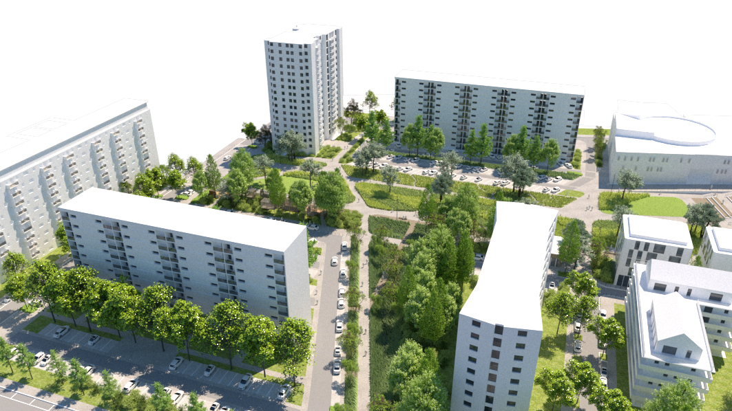 圣埃克苏佩里购物中心及其周边区域改造项目丨法国丨La Compagnie du Paysage,Tecta等多家-32