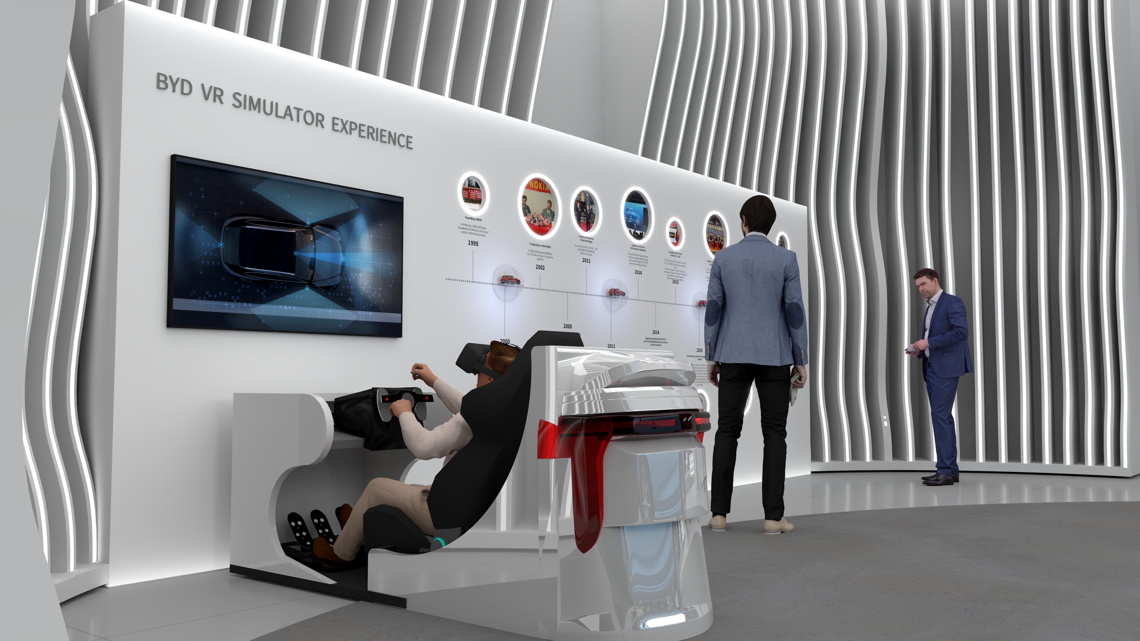 汽车展厅 BYD Stall Design (Auto Expo)-2