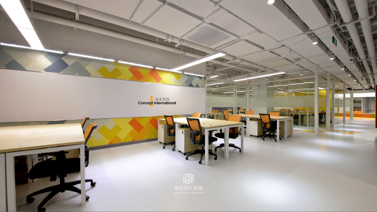 【临水装饰】凯鸿广场联合办公项目装修设计欣赏-14