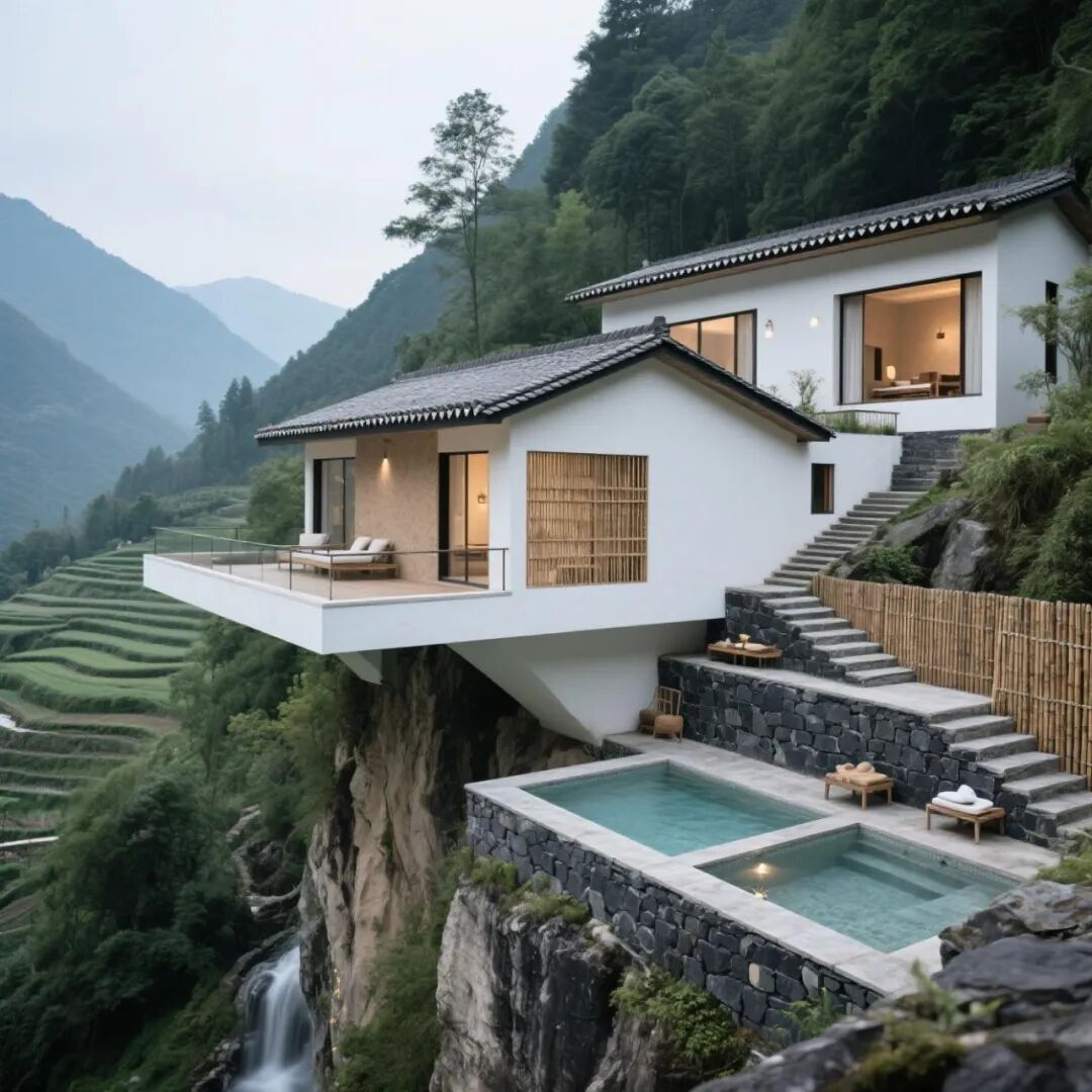 山水民宿：以设计重构疗愈生态，用空间语言诠释东方美学-20