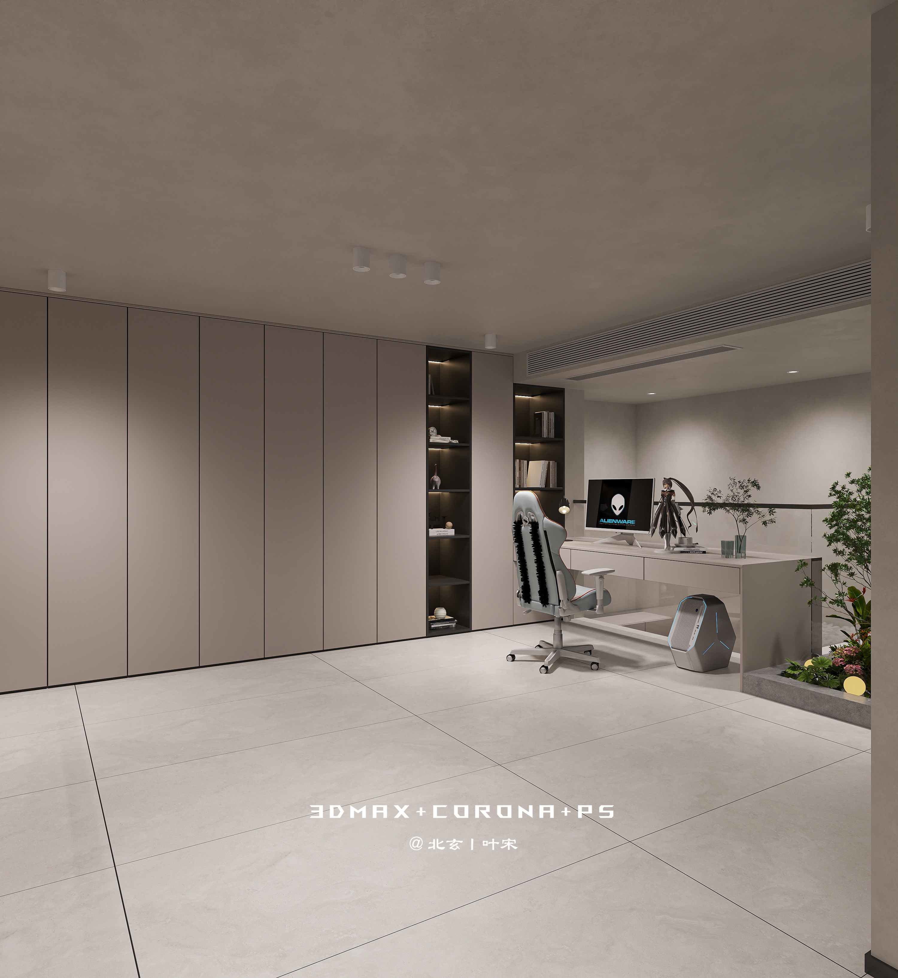 把家“减”到最舒服的状态丨现代简约别墅-9