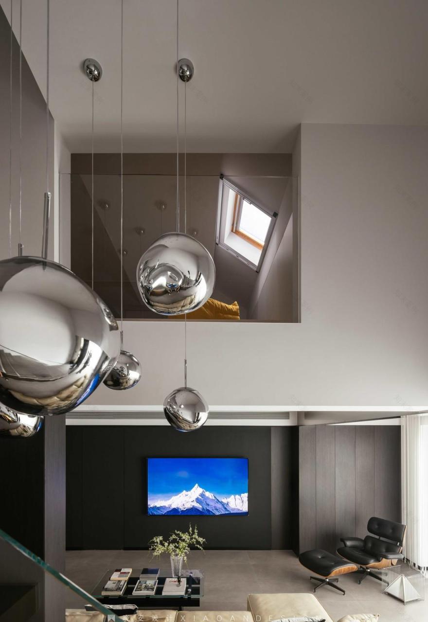 350㎡极简现代住宅-4