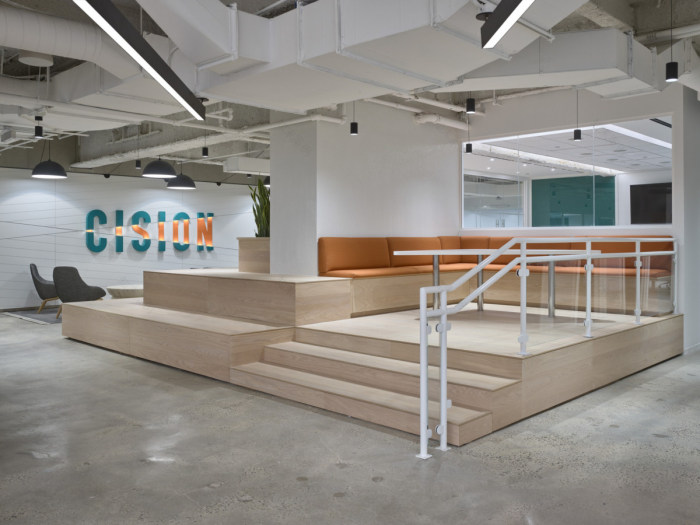 纽约 Cision 办公室 - 开放协作的现代空间-12