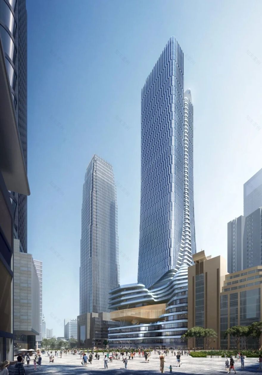 书卷缱绻掩山城!中机中联承担设计的300米高新华中心亮相解放碑-13