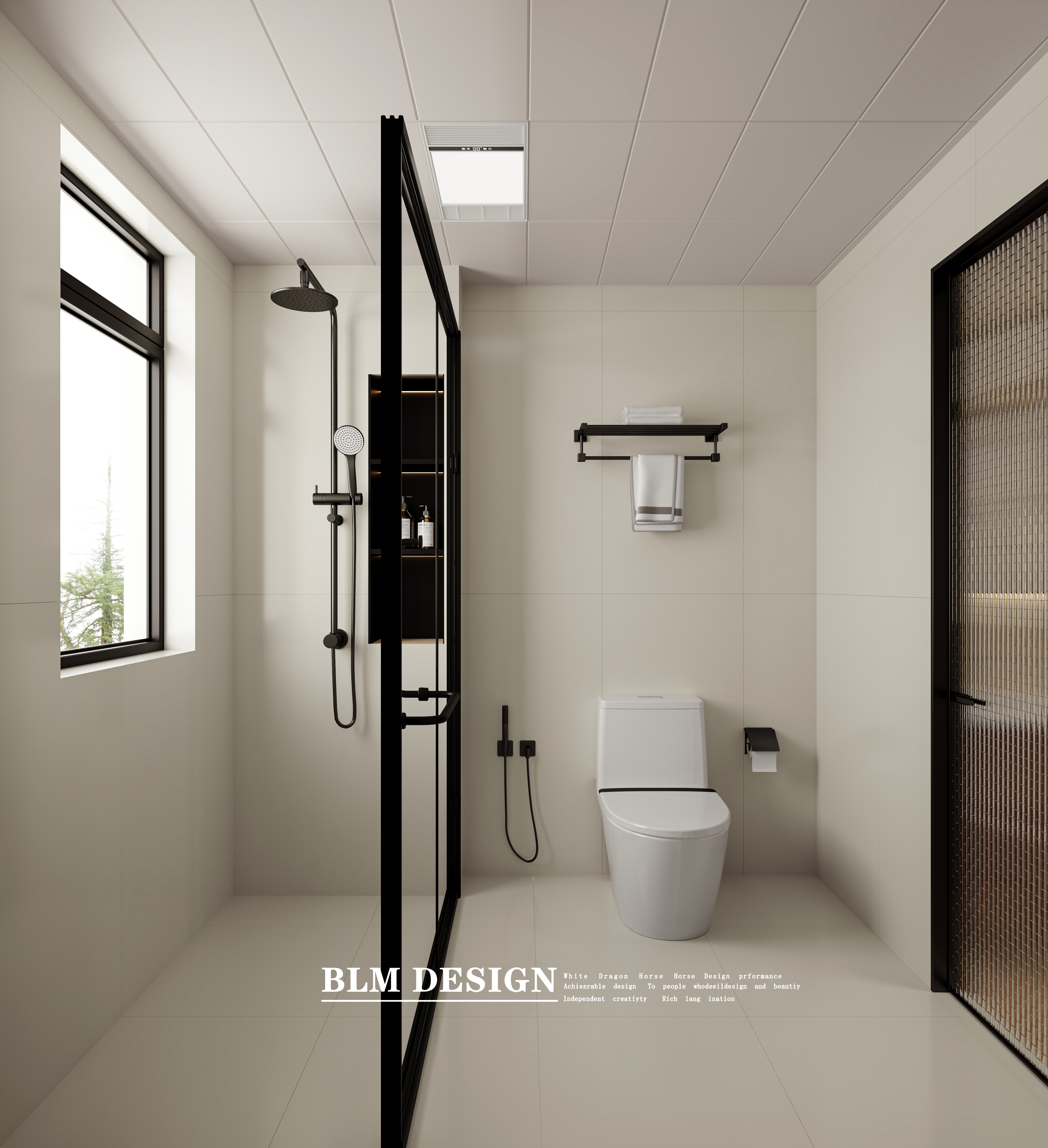 中古  白龙马效果图设计制作-8