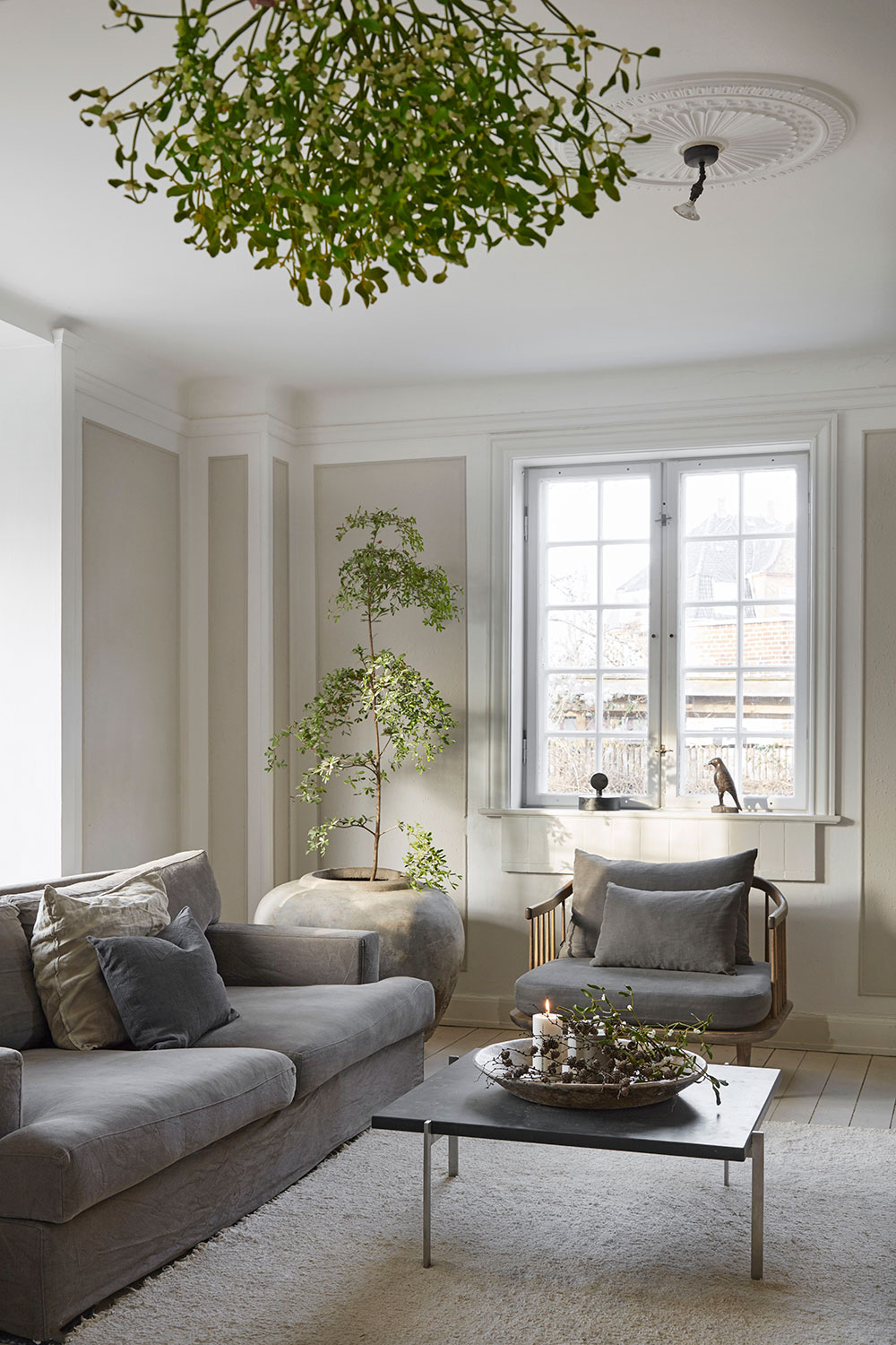 温馨丹麦冬季家居，极简圣诞装饰-2