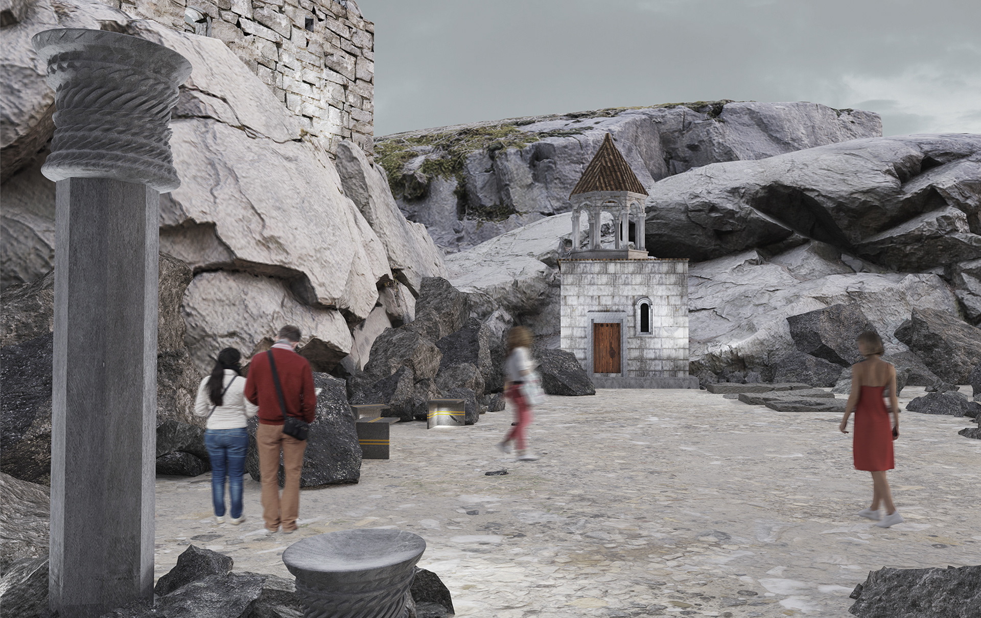 Kobayr 修道院修复项目丨亚美尼亚洛里-50