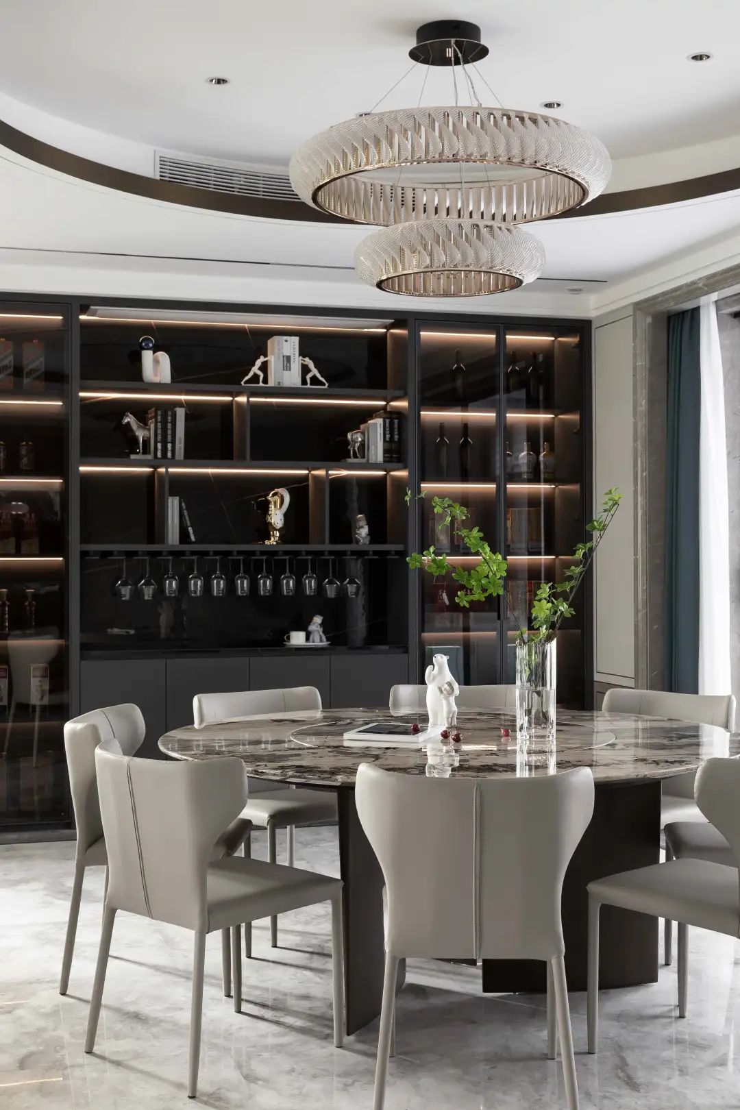 杭州私宅 · 现代东方韵味的诗意空间丨中国杭州丨意墅空间设计-40