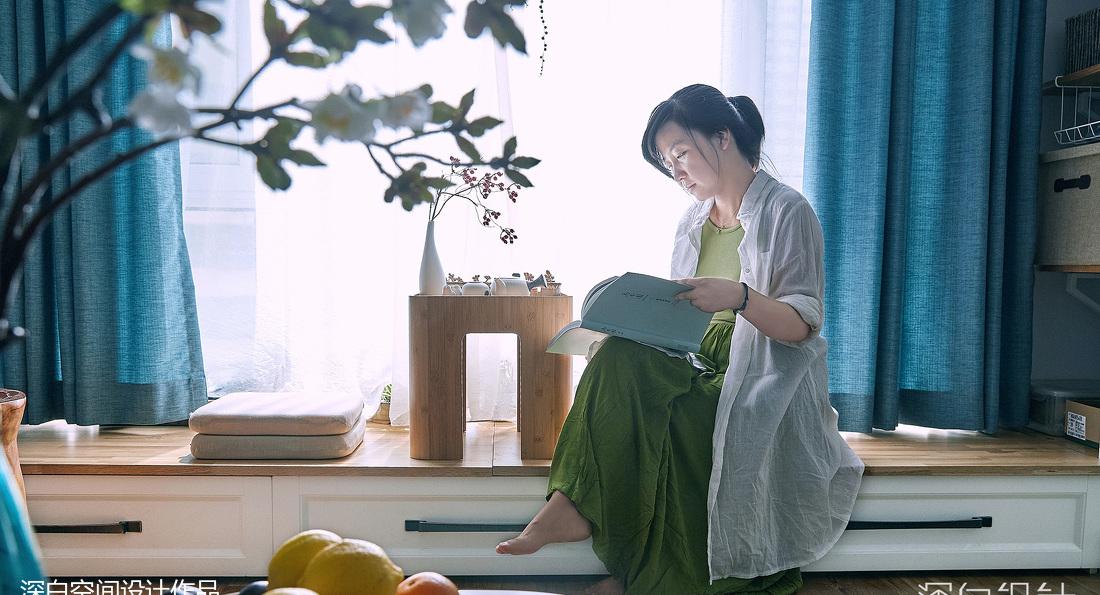 深白设计丨平层丨【深白作品】春风十里--北欧休闲风-14