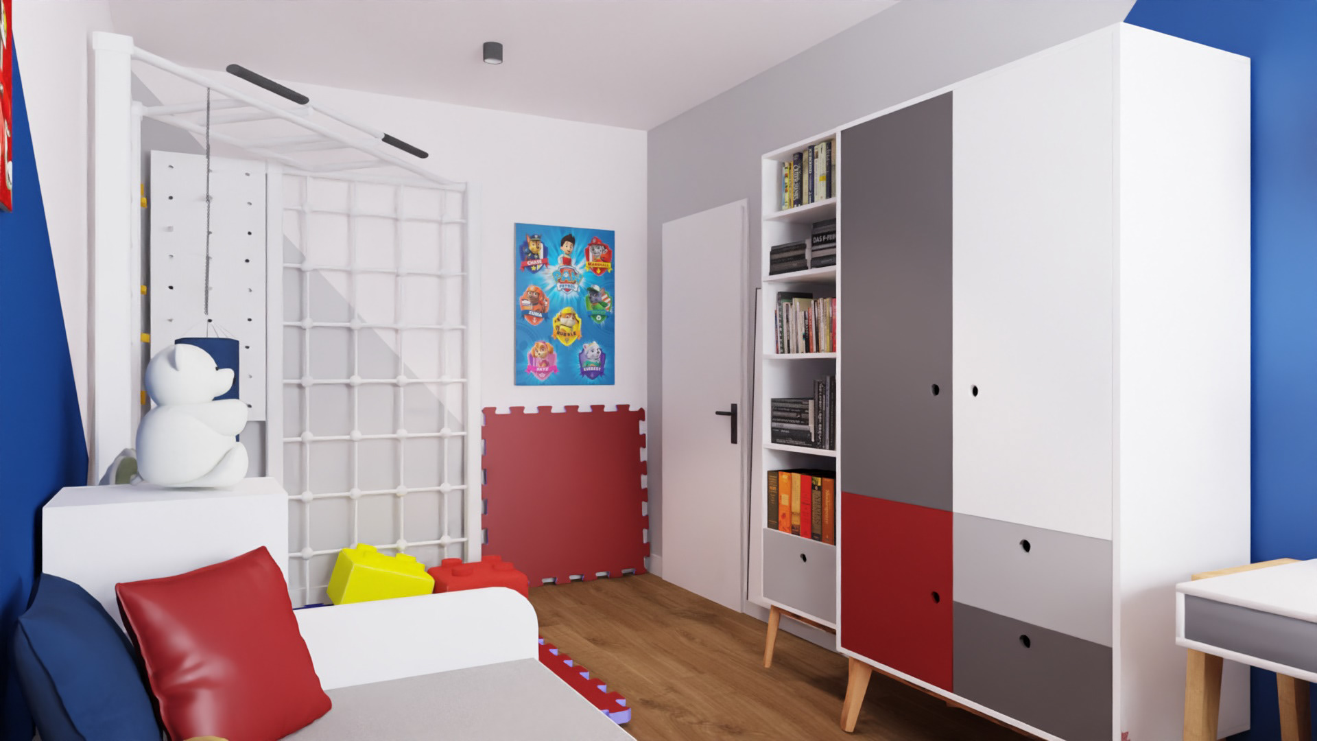 Interior design of 4 room apartment-3