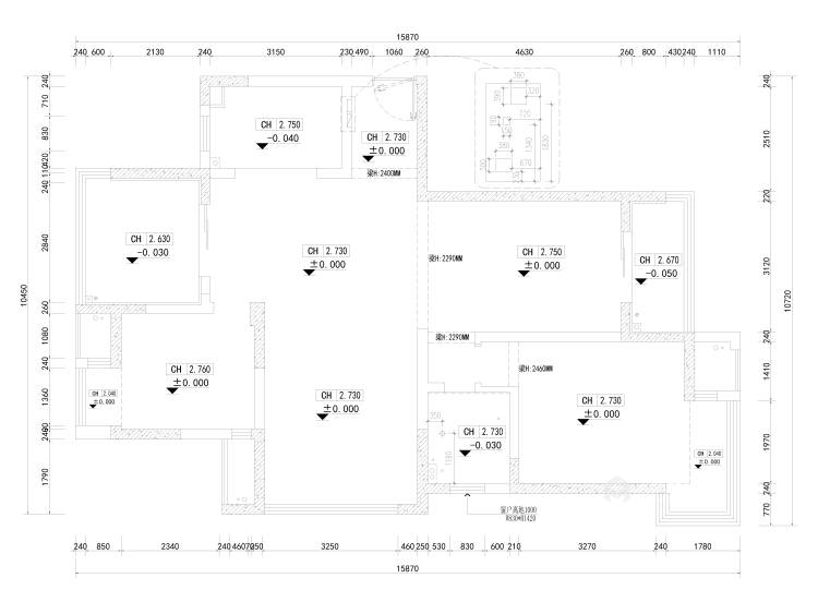 126㎡现代 INS 风婚房，简约优雅，多功能书房，生活美学新定义！-17