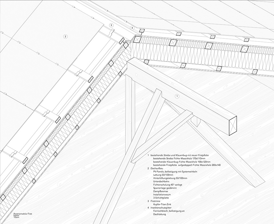 飞檐住宅丨Lorenz Bachmann Architect ETH SIA-53