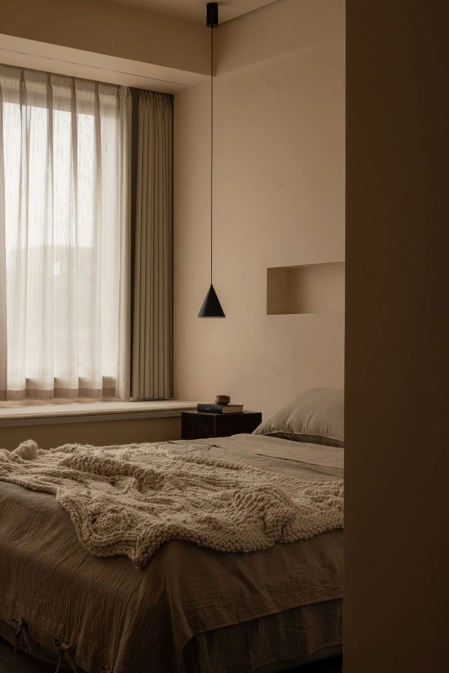 杭州侘寂美学住宅设计丨中国杭州丨為设计-48