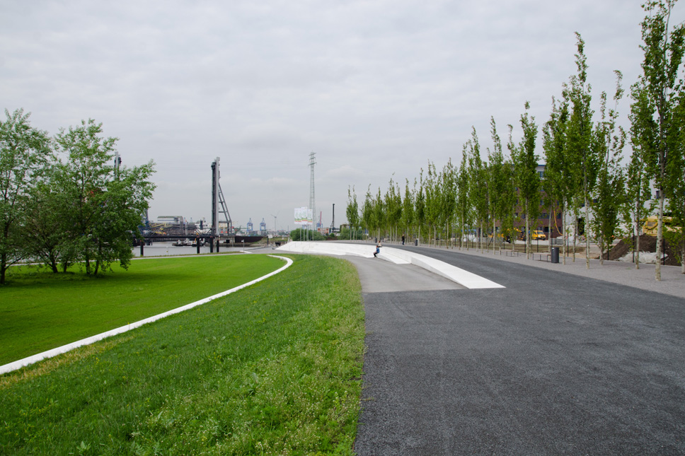 休闲道路公园Reiherstiegknie Hamburg-Wilhelmsburg-5