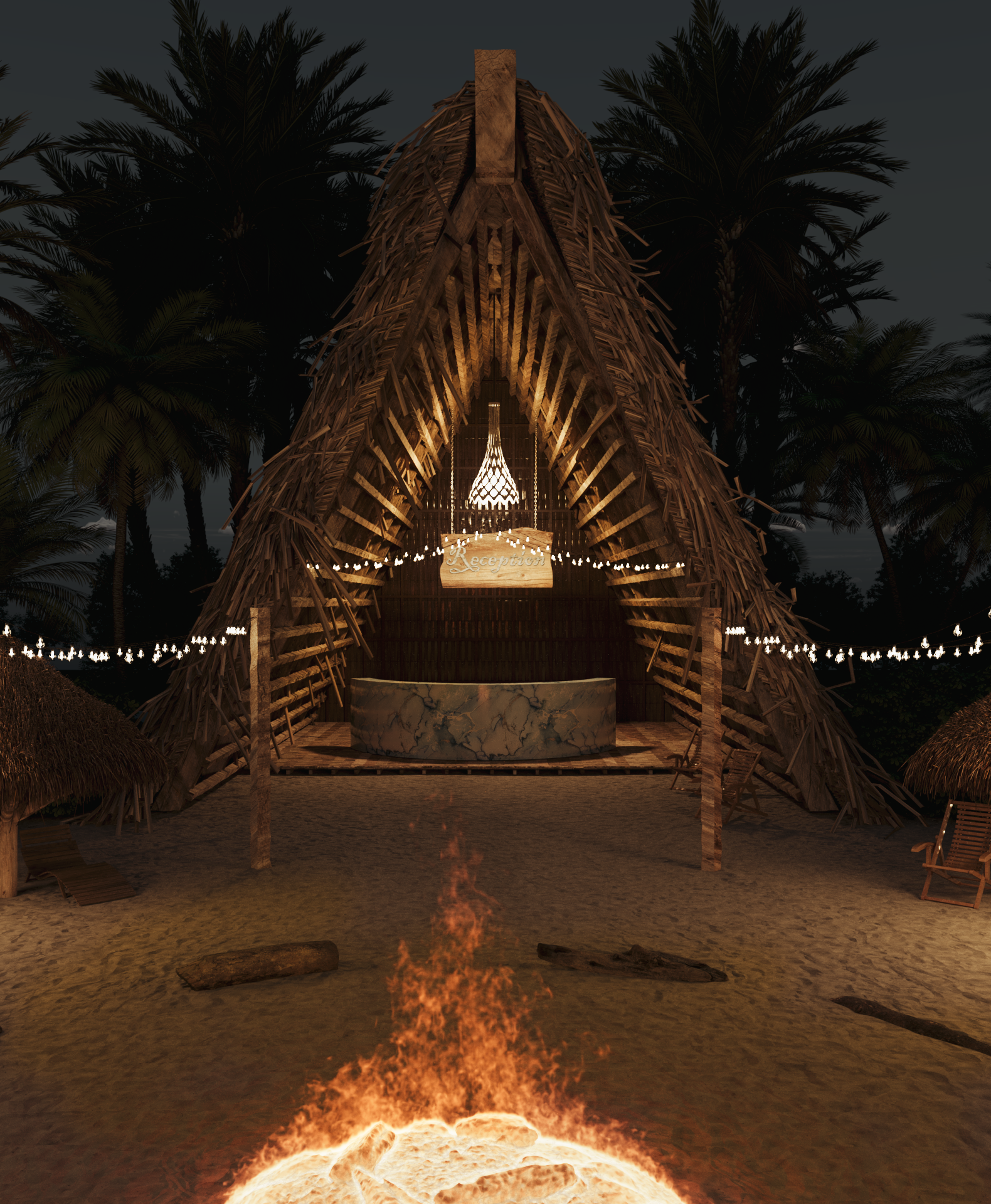 CGI - BEACH (NIGHT MOOD)-1