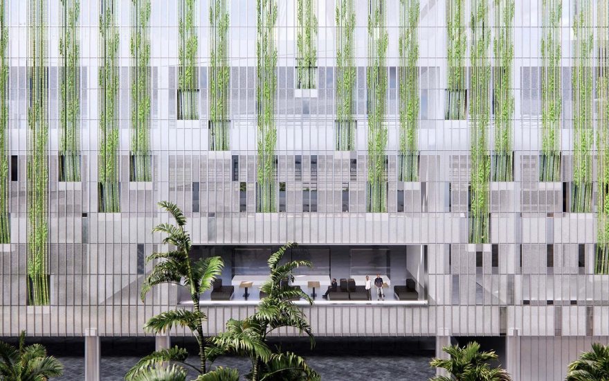 香港科学博物馆垂直花园立面设计-9