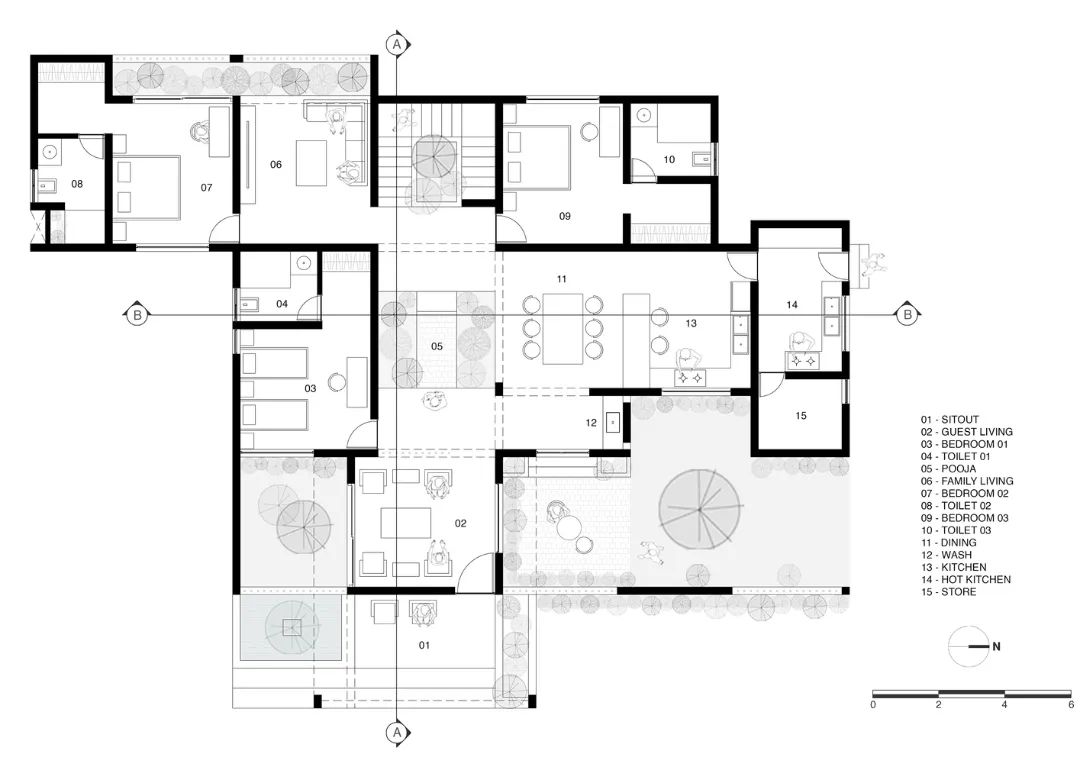 印度现代主义私人住宅设计丨i2A Architects-36