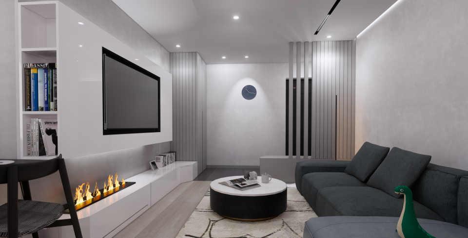 极简现代风,打造两代人的生活空间-3