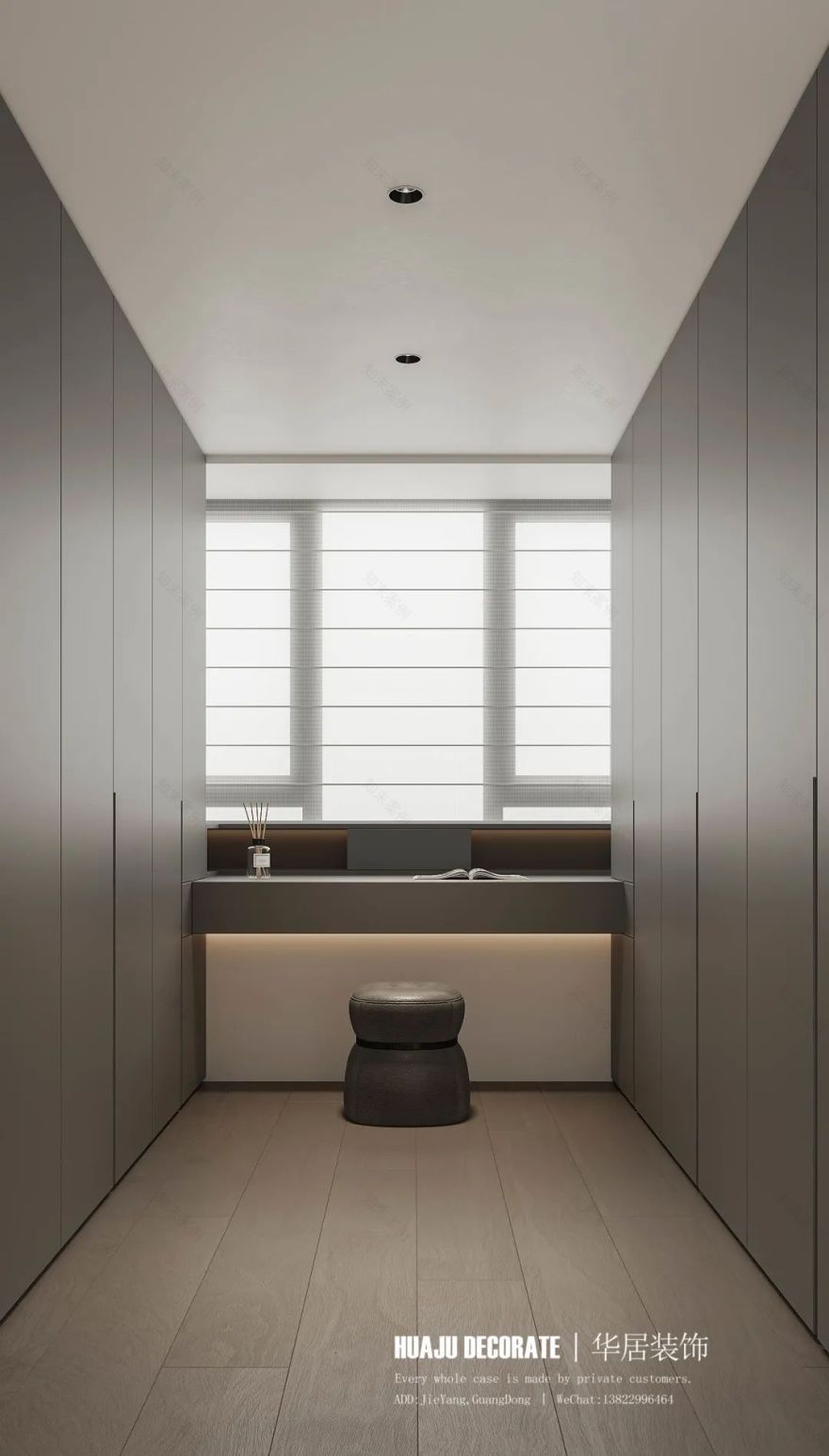 榕江四季城大平层现代简约设计丨华居装饰-41