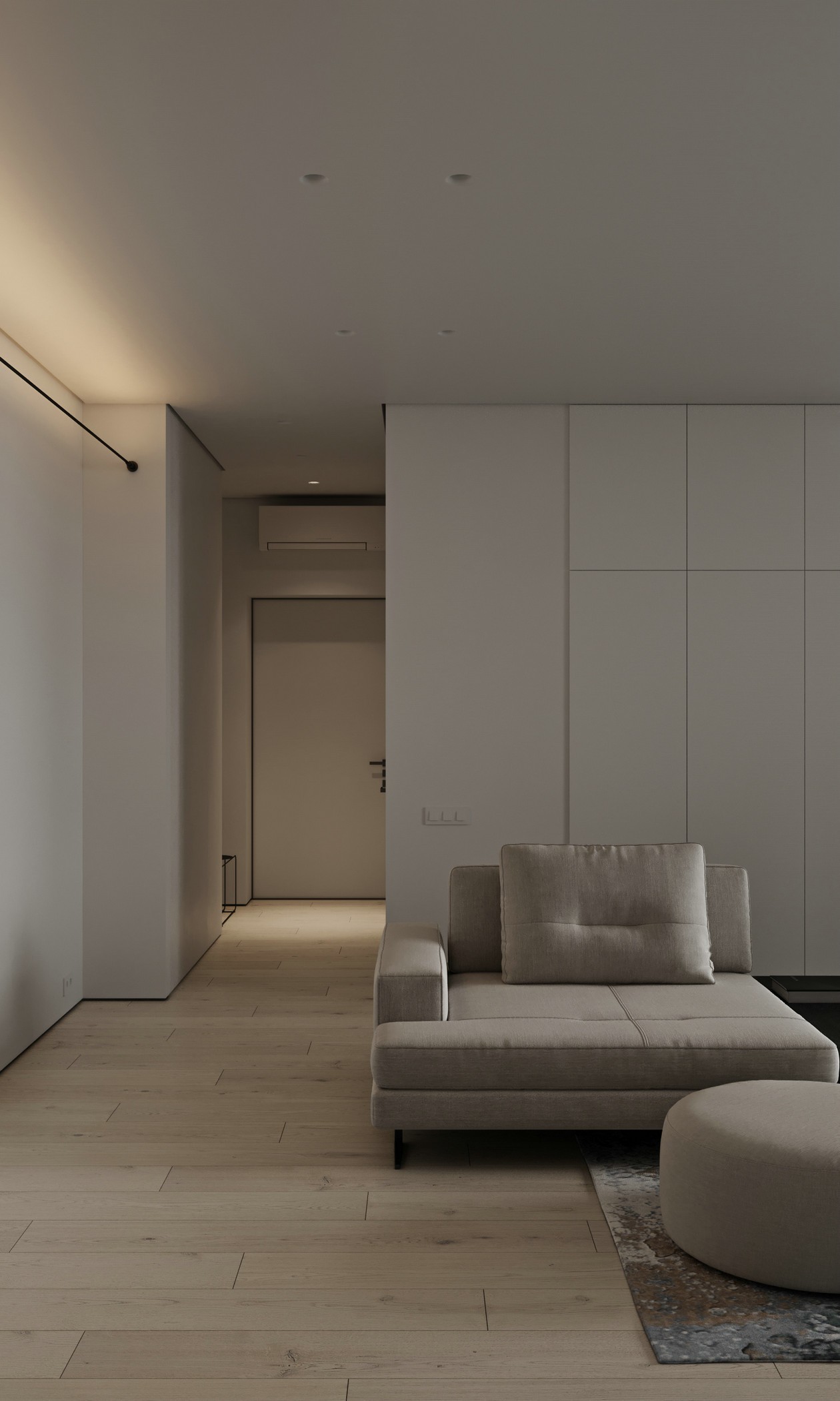 104㎡简约风住宅设计-6