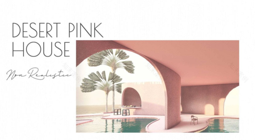 沙漠粉红住宅-0