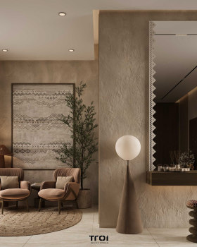 主卧室内设计项目丨沙特阿拉伯丨Troi Design Studio