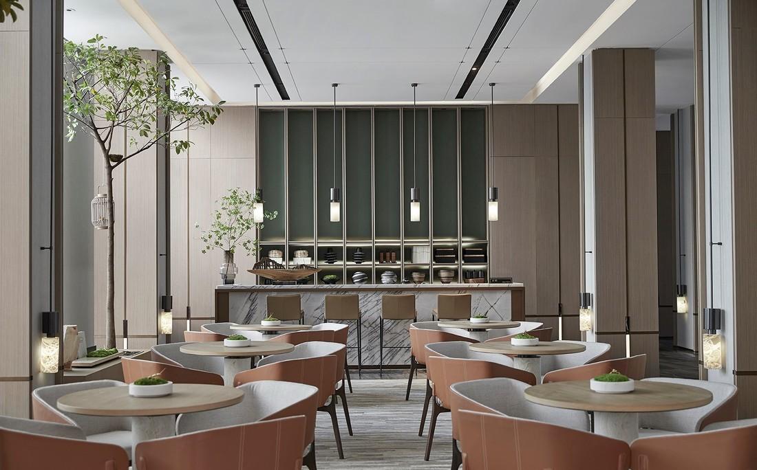 自然绿意,轻奢售楼处的诗意栖居-12