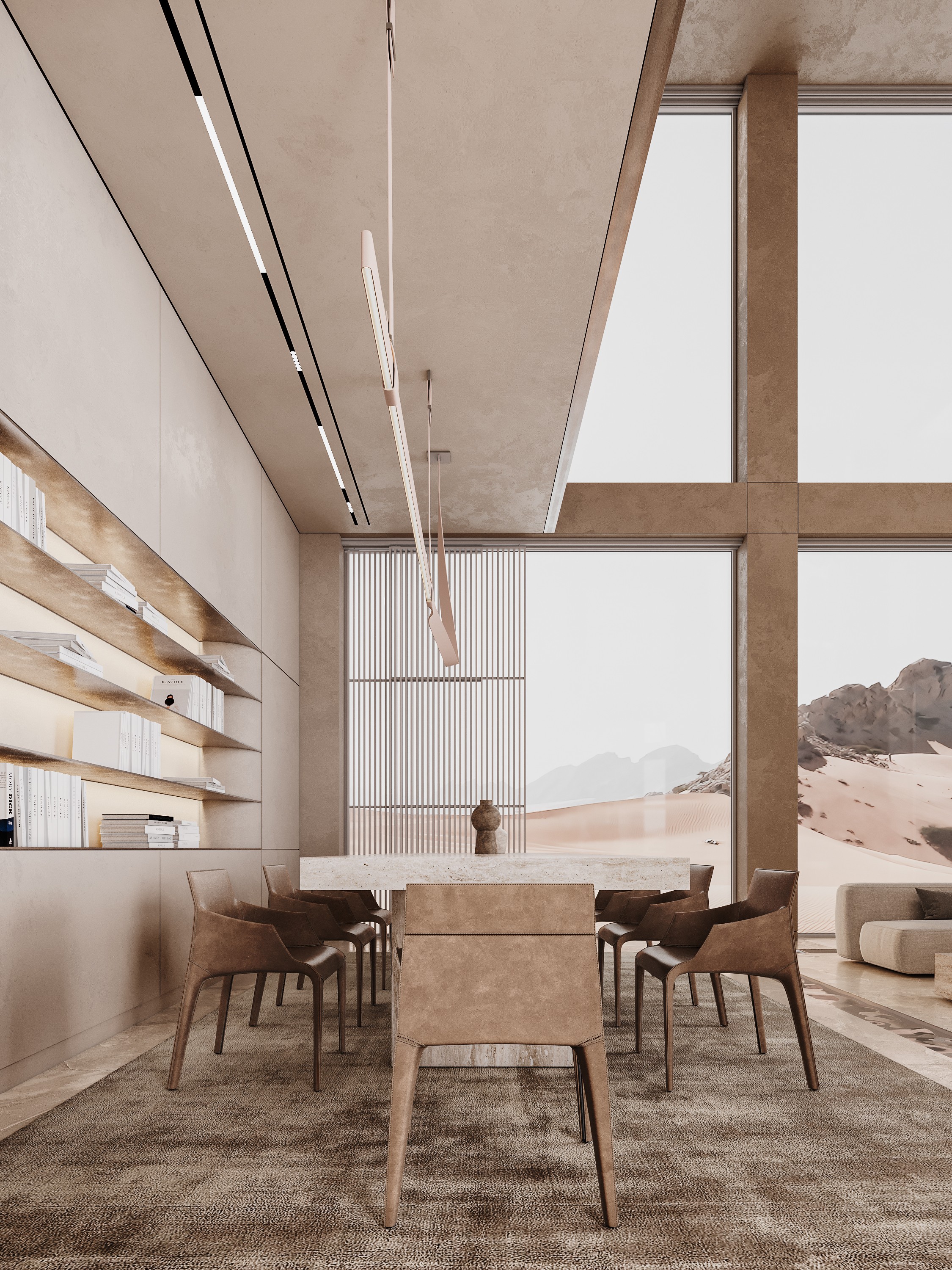 高级素色+木质风 别墅设计！-23