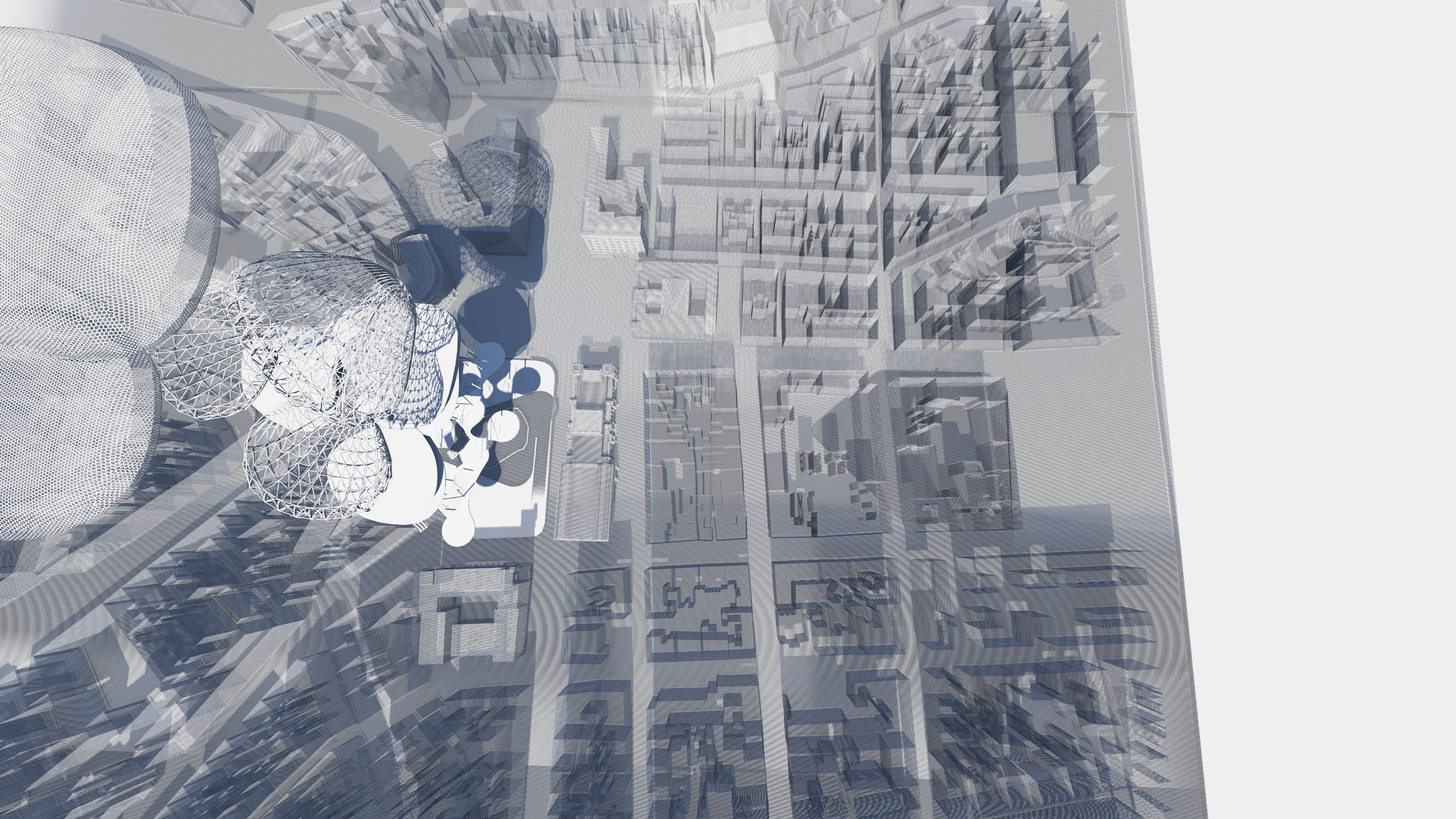 Studio project 12. Two sides of a square sound barrier.-8