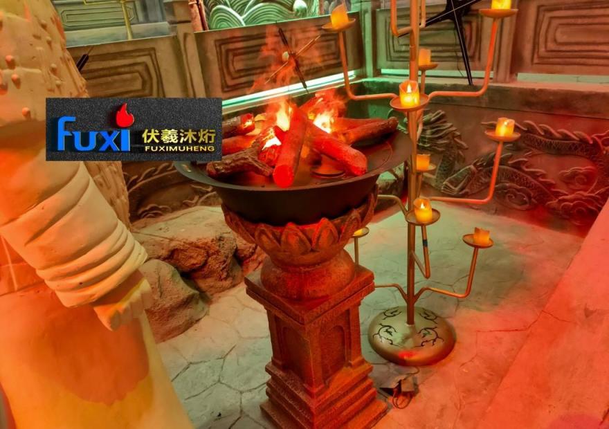 五一长假游兵马俑,体验伏羲壁炉篝火盆设计魅力-24