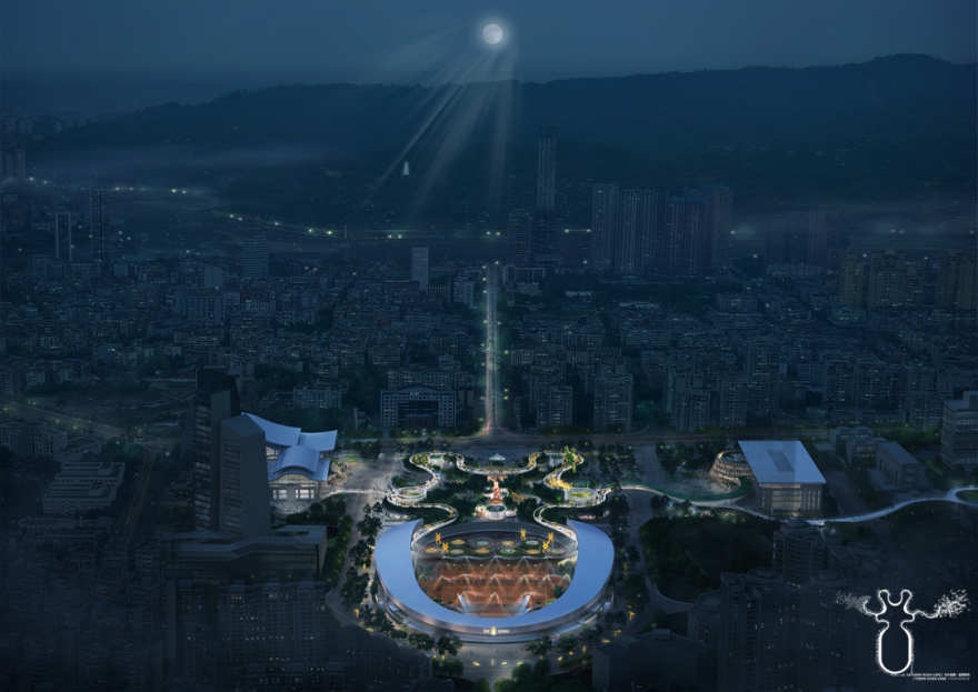 宜宾文体中心丨中国宜宾丨ARCHILAND 筑土国际等-4