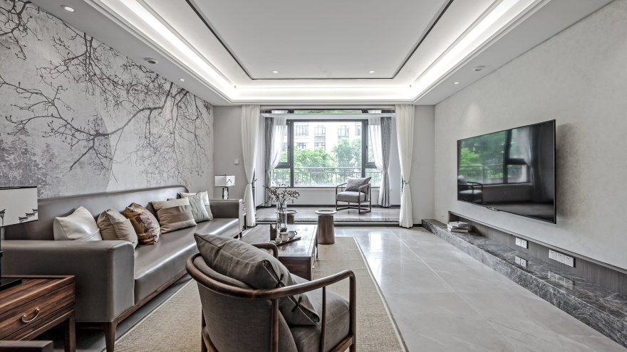 杭州捌零玖零设计|【观山】180㎡ 新中式-25